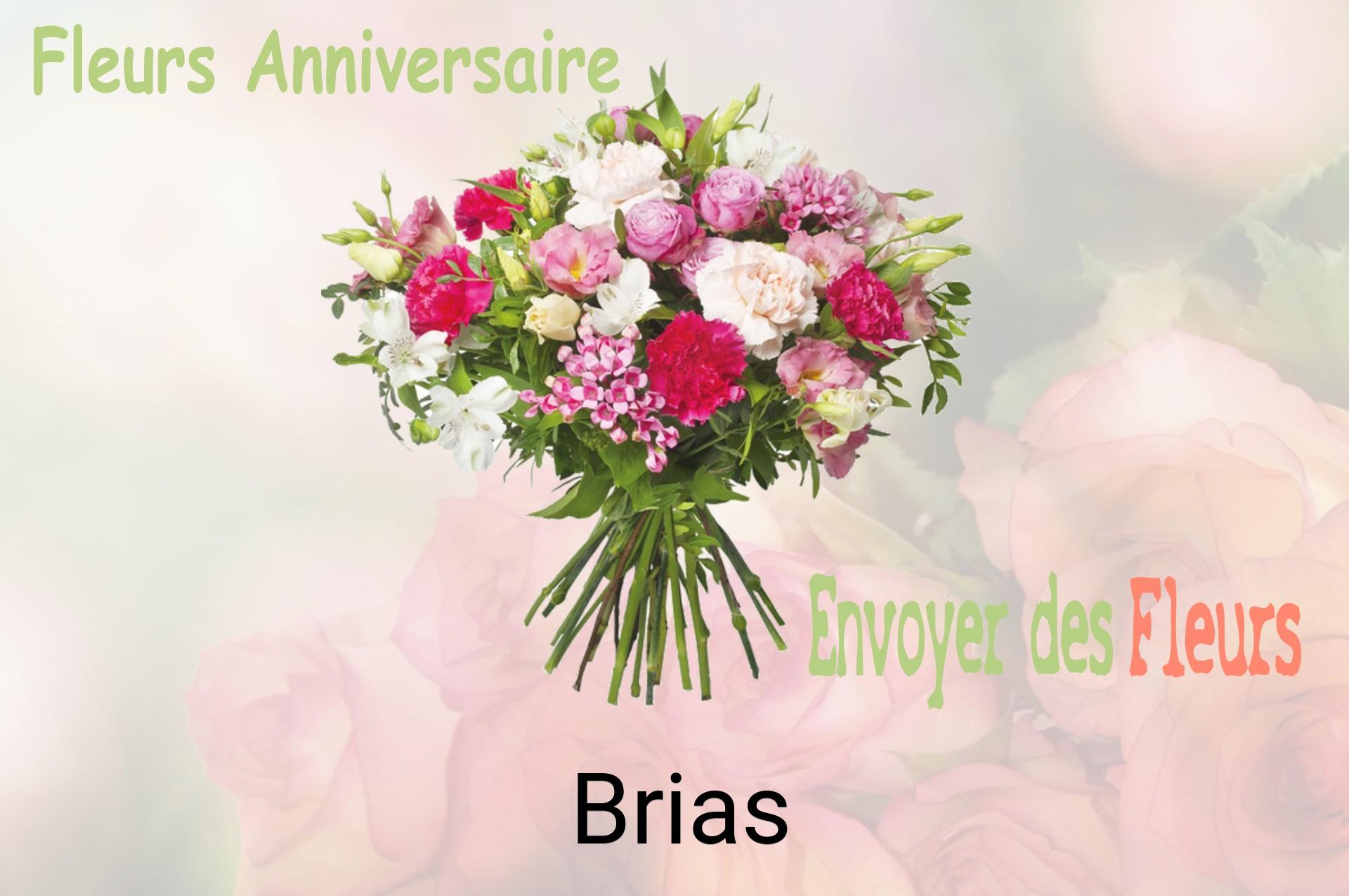 Bouquet de fleurs d’anniversaire livré à Brias